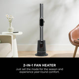 Shark TH200UK Fan & Heater - Charcoal