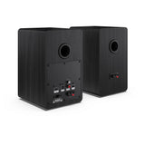 Sharp RPTT100CPSS30 Pair of Wireless Bookshelf Speakers with Automatic Bluetooth Turntable - Black