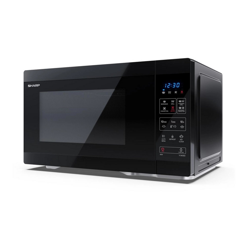 Sharp YC-MA262AE-B Classic Microwave Oven, 26L, Combi with Air Fryer - Black
