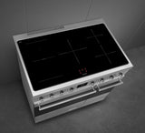 Smeg C92IMX2 81.3cm Electric Rangecooker with Double Oven and Induction Hob - Stainless steel
