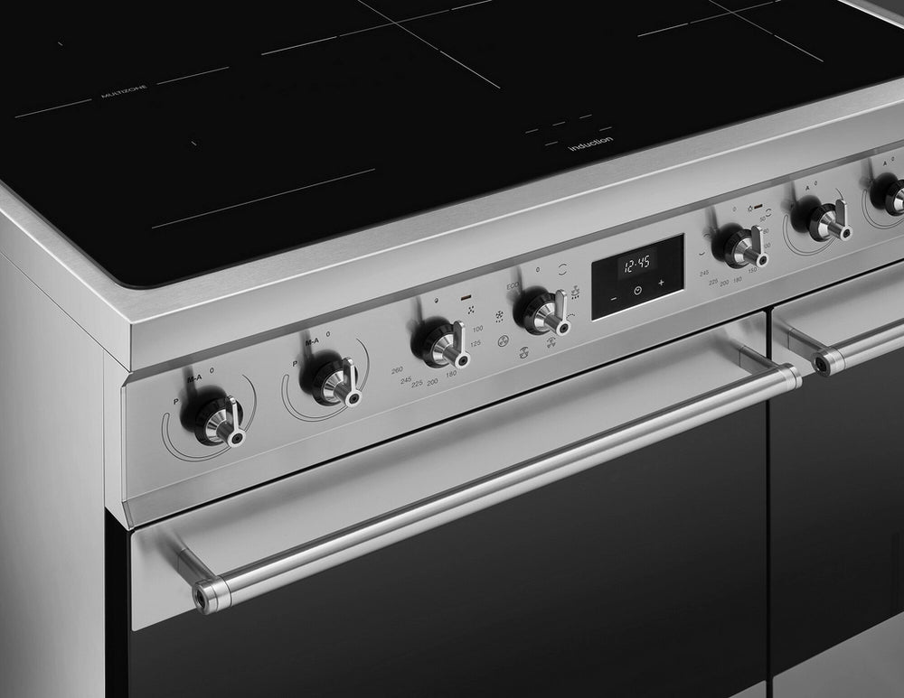 Smeg C92IMX2 81.3cm Electric Rangecooker with Double Oven and Induction Hob - Stainless steel