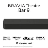Sony HTA9000 7.0.2 Dolby Atmos® Soundbar - Black