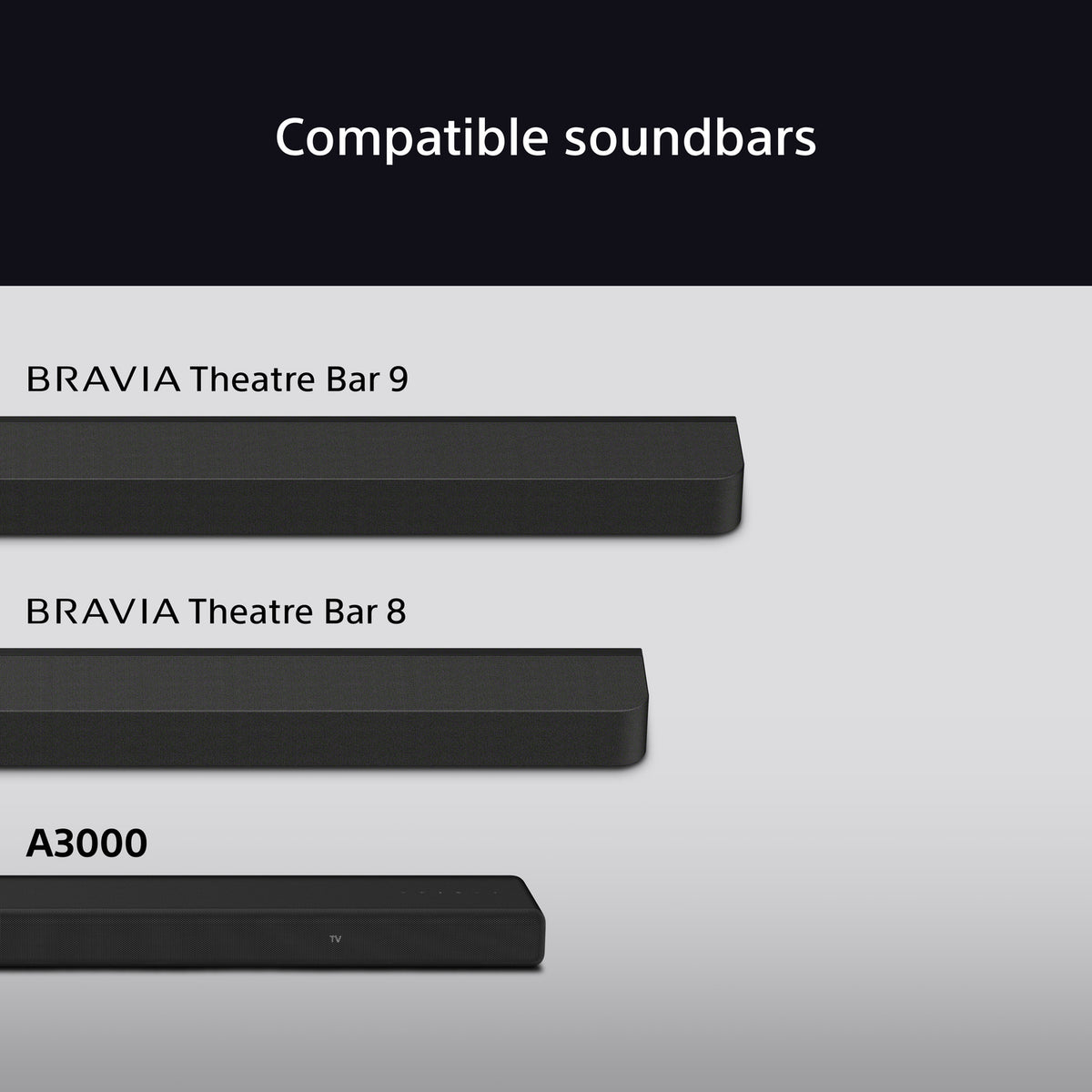 Sony SARS8 Wireless Rear Speakers for Sony Soundbars - Black