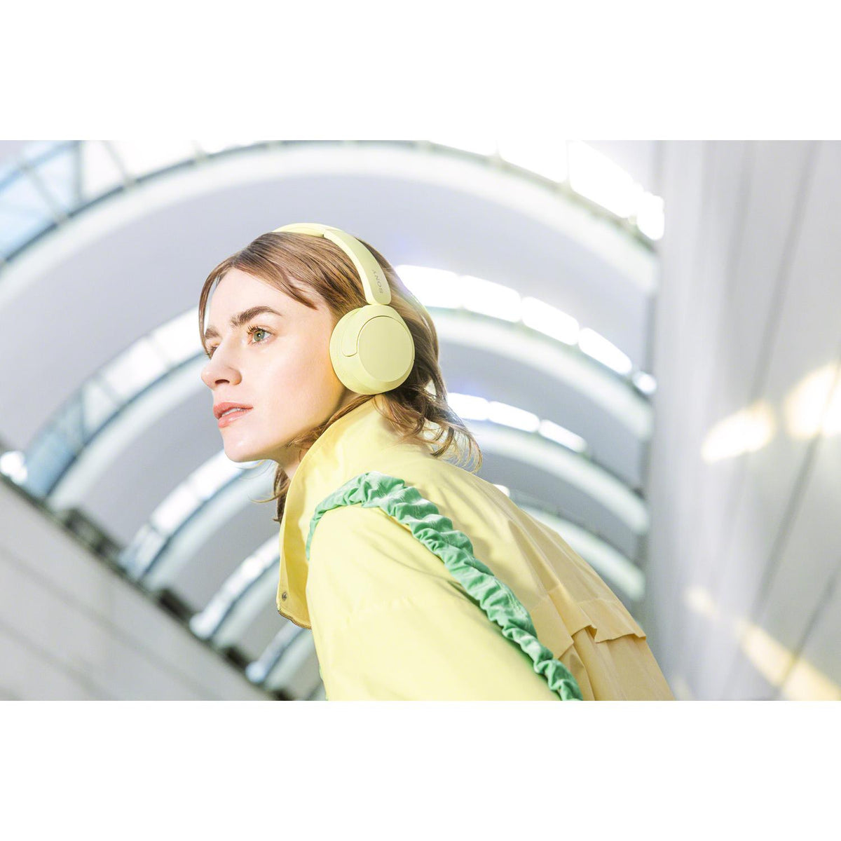 Sony WHCH520Y.CE7 Wireless Bluetooth Over ear headphones - Yellow