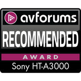 Sony HTA3000 Soundbar | 3.1ch Dolby Atmos and DTSX, black