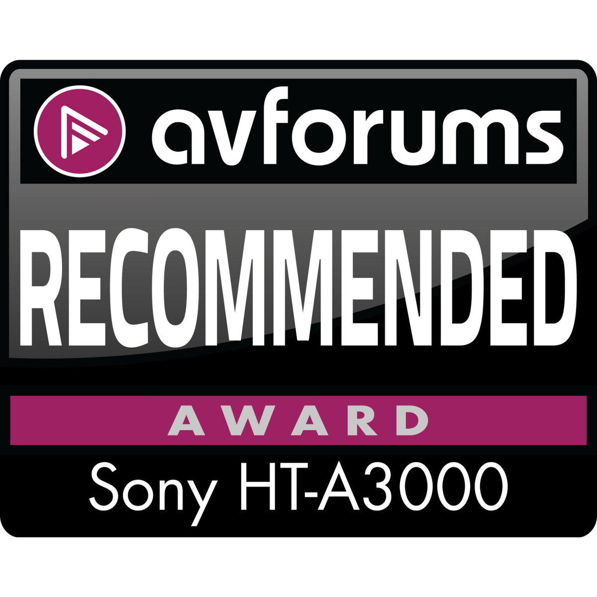 Sony HTA3000 Soundbar | 3.1ch Dolby Atmos and DTSX, black