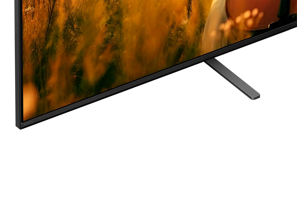 Close up of the stands on the Sony Bravia 5 TV