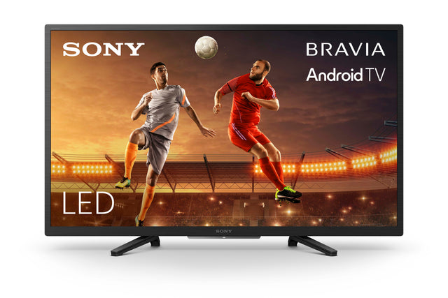 Sony KD32W00P1 Bravia Android TV displaying a soccer game on screen