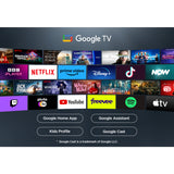 TCL 43P7K-UK 43" 4K QLED Direct LED HDR Google TV