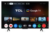 TCL 43P7L-UK 43" 4K HDR QLED Direct LED Google TV - Black