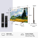 TCL 55A400 PRO-UK 55" 4K Ultra HD QD-MINI LED AI Art TV - Black