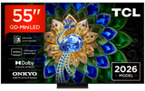TCL 55A400U-UK 55" QD-MINI LED TV - Black