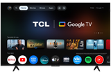 TCL 65P7L-UK 65" 4K HDR QLED Direct LED Google TV- Black
