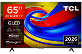 TCL 65P7L-UK 65" 4K HDR QLED Direct LED Google TV- Black
