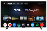 TCL 75P7L-UK 75" 4K HDR QLED Direct LED Google TV - Black