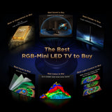 TCL 75RM7L-UK 75" 4K Ultra HD RGB MINI LED Google TV - Black
