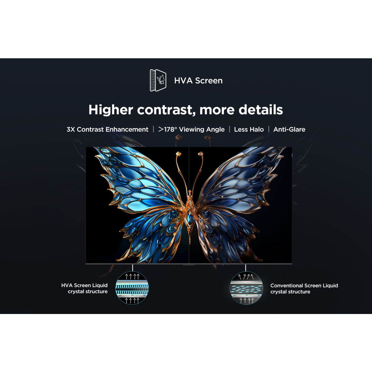 TCL 85P7K-UK 85" QLED Direct LED HDR Google TV