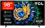 TCL 98A400M-UK 98" QD-MINI LED TV - Black