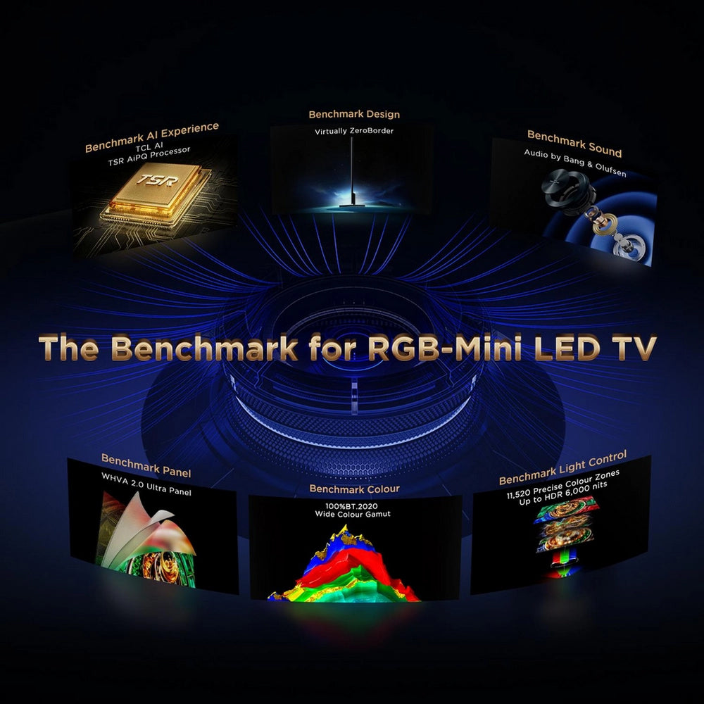 TCL 98RM9L-UK 98" 4K Ultra HD RGB MINI LED Google TV