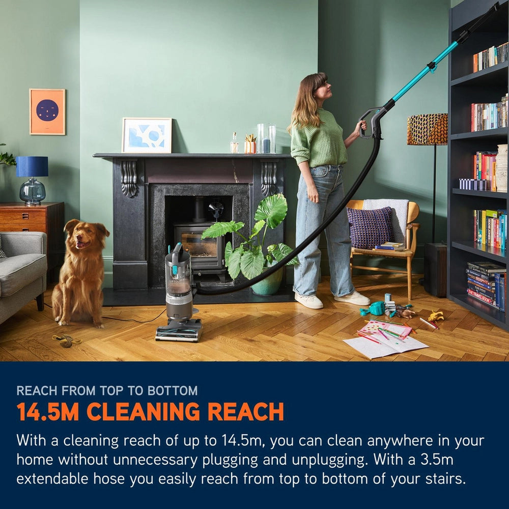 Vax CDUP-LORP LiftOut Reach Pet-Design Upright Vacuum Cleaner - Graphite / Tea