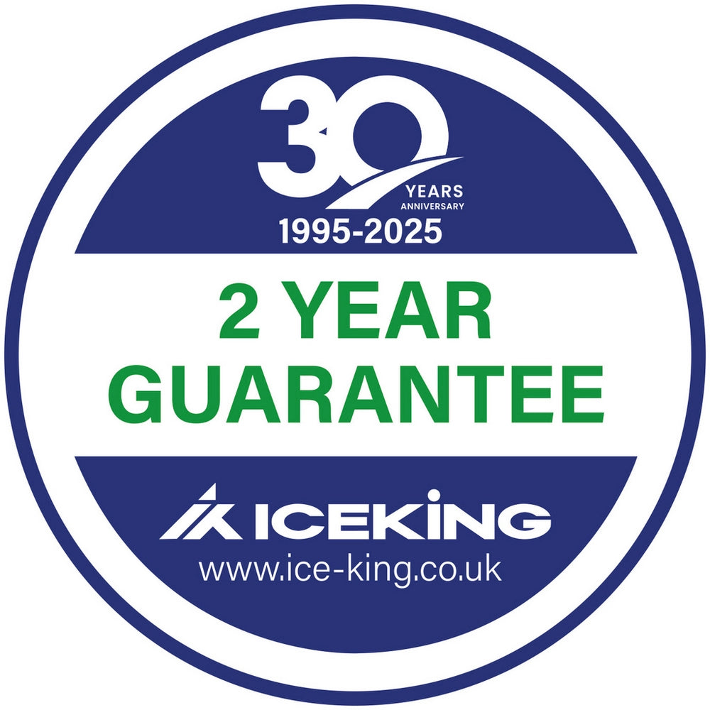 IceKing RL111EW 48cm Under Counter Larder Fridge - White