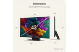 LG 43QNED87B6A.AEK 43" 4K QNED evo AI Smart TV