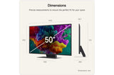 LG 50QNED87B6A.AEK 50" 4K QNED evo AI Smart TV